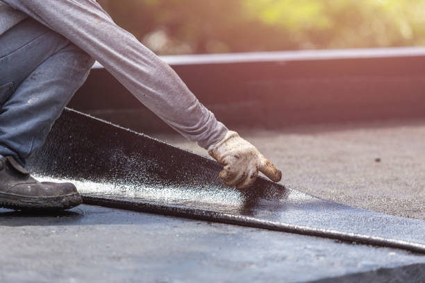 Professional Basement Waterproofing technician working in Milladore, WI